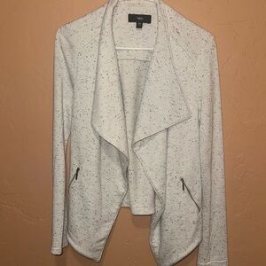 Jacket cardigan off white w/ zipper pockets